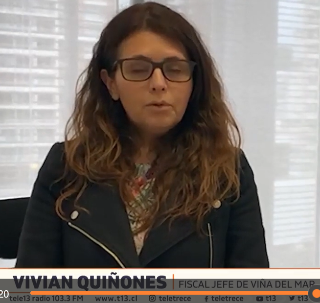Fiscal Jefe Viña del Mar - Maneja Casos Mayores - Octubre 2020